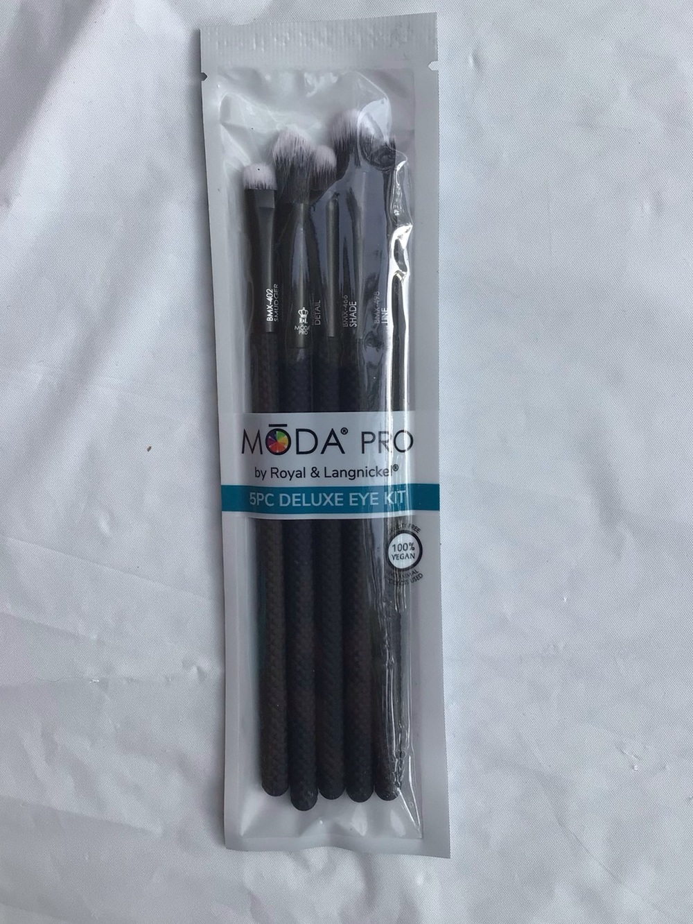 5PC Deluxe Eye Brush Kit - Black